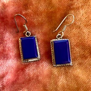 Vintage Lapis Earrings